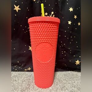 Starbucks PINK DRAGONFRUIT 24oz Venti Studded Tumbler 2022 Summer Cold Cup